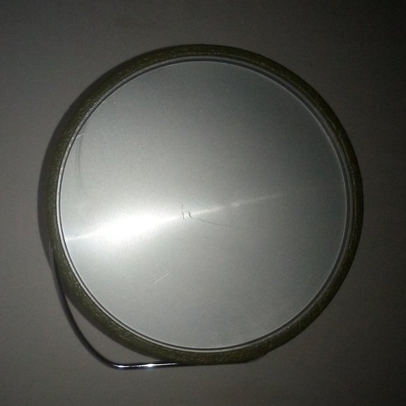 MCM Faux Leather Ice Bucket: Wooden Knob. Vintage. Retro - Picture 6 of 7